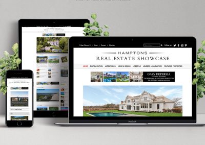 Real Estate Magazine Website with Advertising Integration