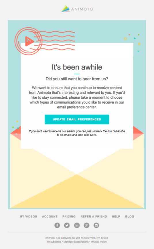 Transactional Emails - Opt-In Email - Animoto