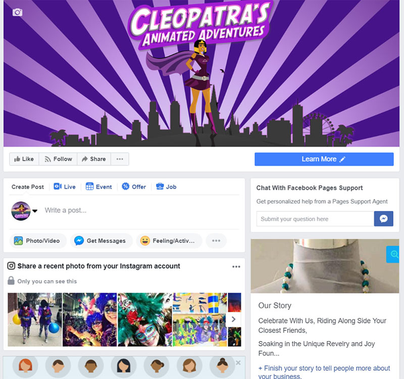 Facebook Event Page Image Example - Krewe of Cleopatra - Chainlink Relationship Marketing