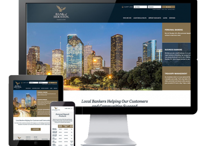 Private Bank Custom Website