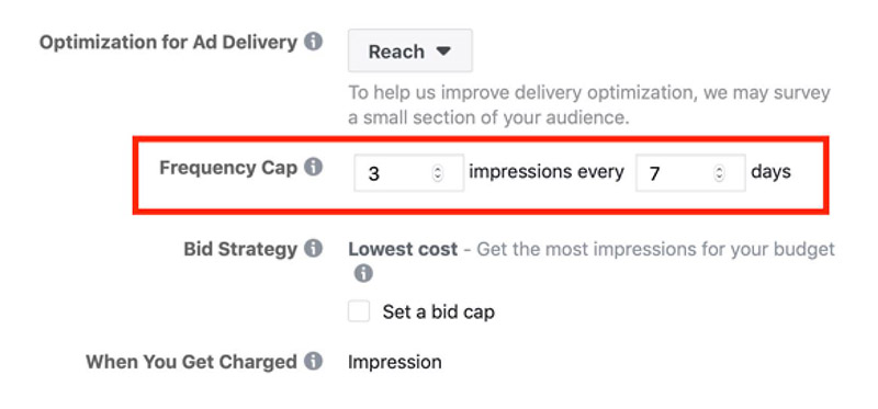 Facebook Ad Frequency Cap Image - Chainlink Relationship Marketing
