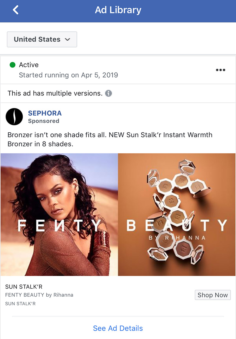 Facebook Instant Experience Ad Example - Chainlink Relationship Marketing