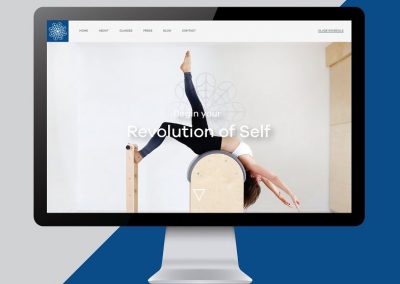 Pilates & Yoga Studio Custom Website with Online Bookings