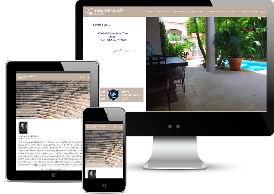 Responsive Real Estate Agent Website Development