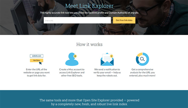 Moz Link Explorer Tool Chainlink Relationship Marketing