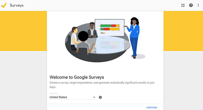 Google Surveys Homepage - Chainlink Marketing
