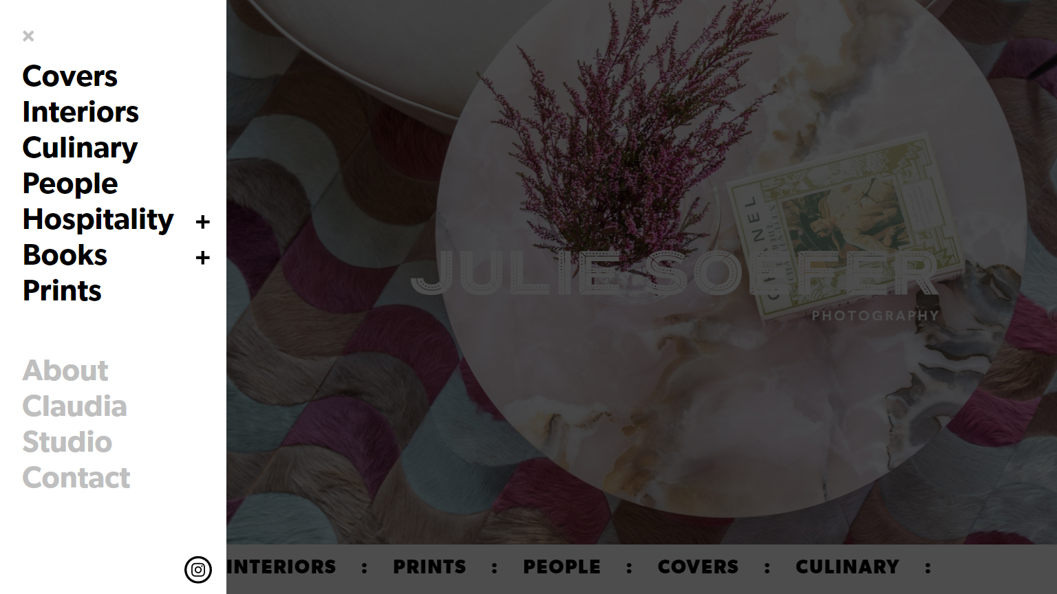 Custom WordPress Installation | Julie Soefer Photography Project