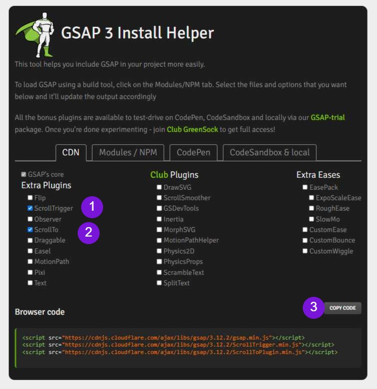 GSAP CDN Installer Tool | How to Add GSAP to the Divi Theme in WordPress