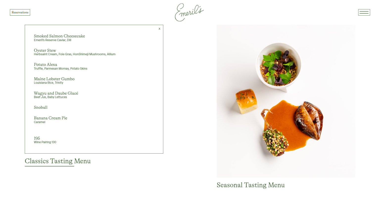 Scalable Restaurant Content | Emeril’s in New Orleans Project
