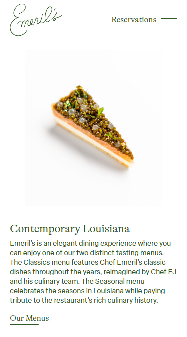 Emeril’s in New Orleans Project by Chainlink Marketing