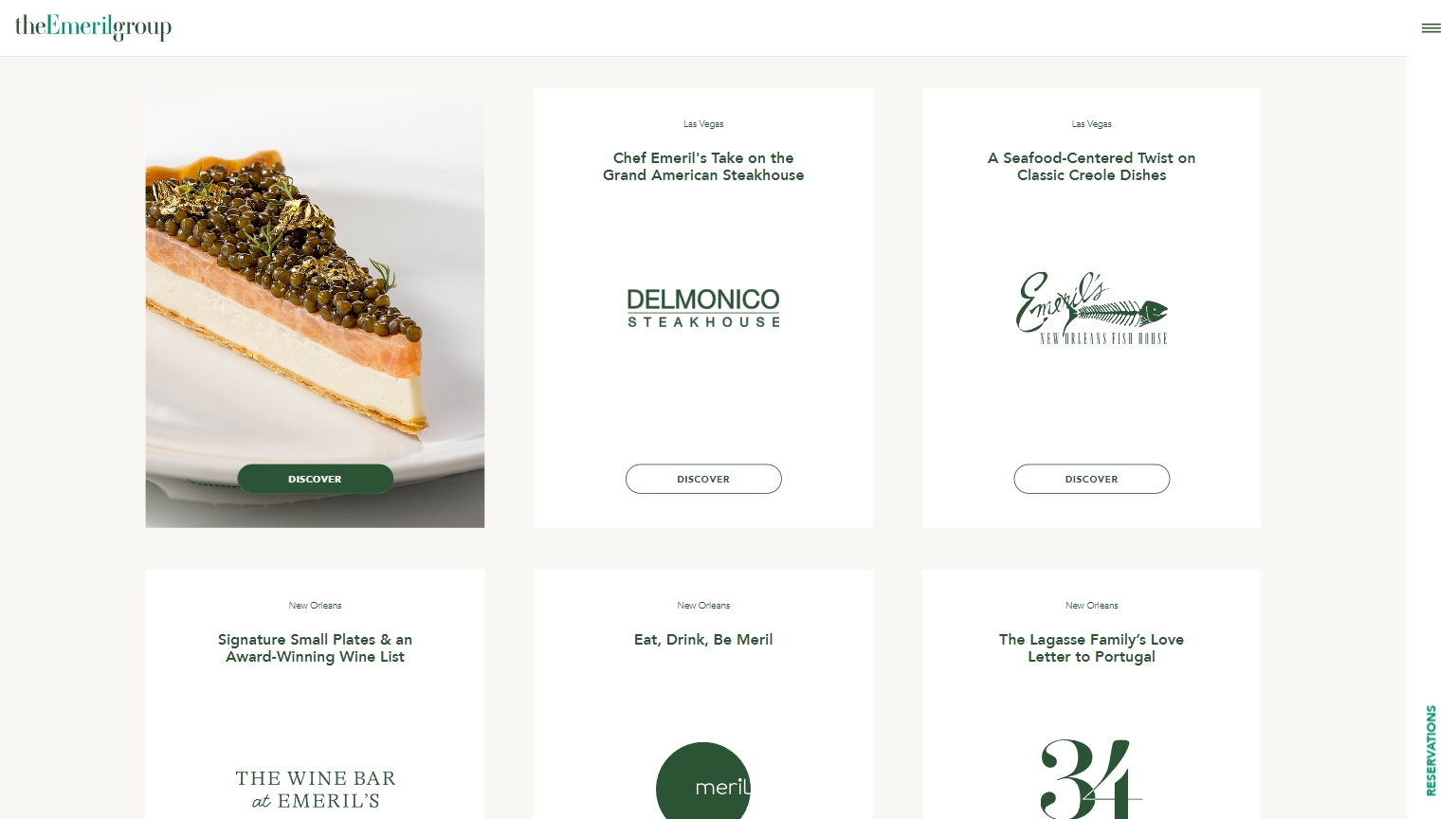 Scalable Restaurant Content | The Emeril Group Project