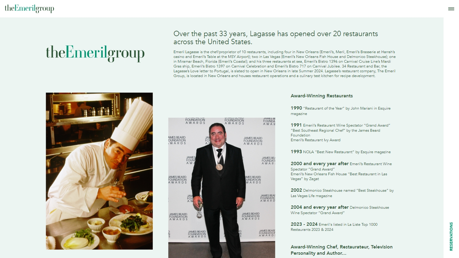 Scalable Restaurant Content | The Emeril Group Project